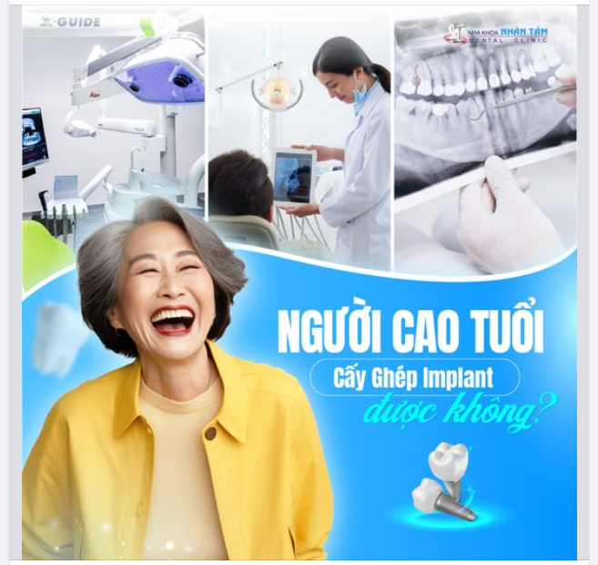 Người cao tuổi cấy ghép Implant được không?