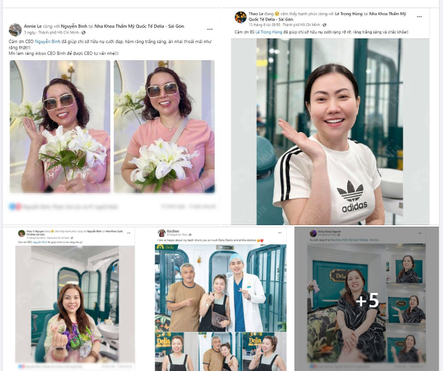 Cơn mưa lời khen của khách hàng Kiều bào dành tặng đội ngũ Delia.