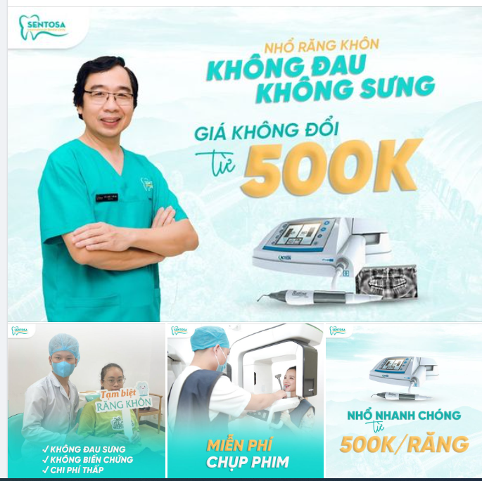NHỔ RĂNG KHÔN KHÔNG ĐAU, KHÔNG SƯNG - GIÁ KHÔNG ĐỔI TỪ 500K