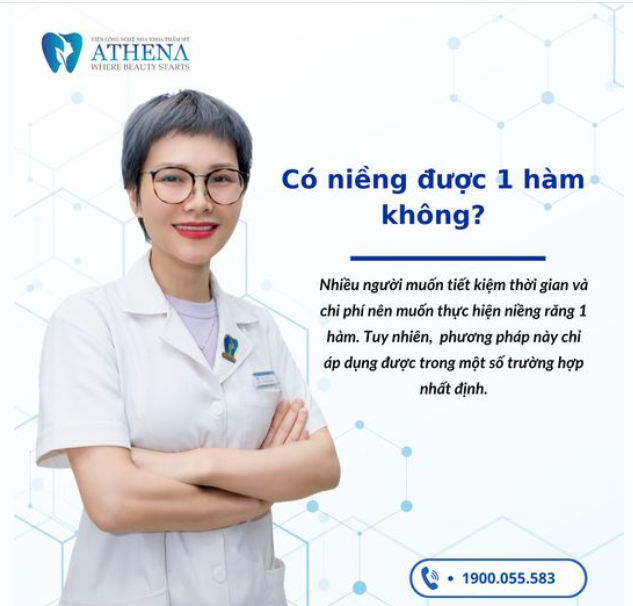 Niềng răng một hàm - có được không?
