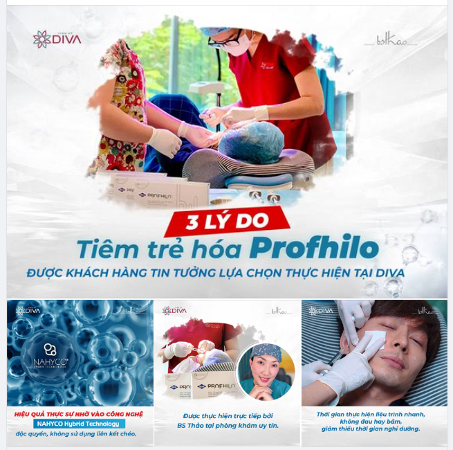 3 LÝ DO TIÊM TRẺ HÓA PROFHILO ĐƯỢC KHÁCH HÀNG TIN TƯỞNG LỰA CHỌN THỰC HIỆN TẠI DIVA