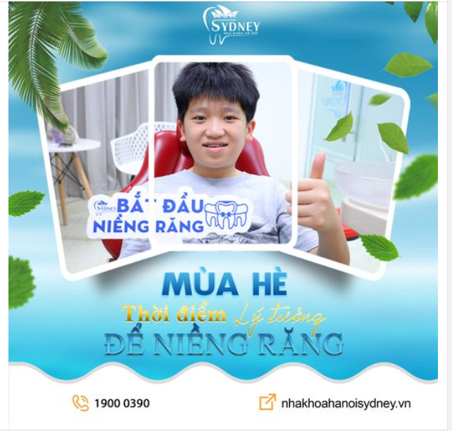 MÙA HÈ - THỜI ĐIỂM LÝ TƯỞNG ĐỂ NIỀNG RĂNG CHO TRẺ