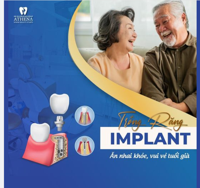 TRỒNG RĂNG IMPLANT – ĂN NHAI KHỎE, VUI VẺ TUỔI GIÀ