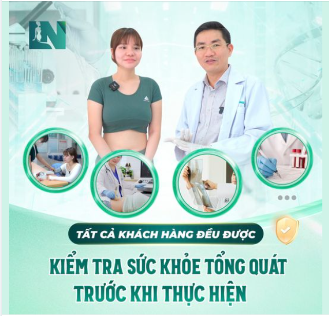 100% KHÁCH HÀNG ĐỀU ĐƯỢC KIỂM TRA SỨC KHỎE TRƯỚC KHI THỰC HIỆN HÚT MỠ TẠO DÁNG CÙNG EKIP BÁC SĨ LƯƠNG NGỌC