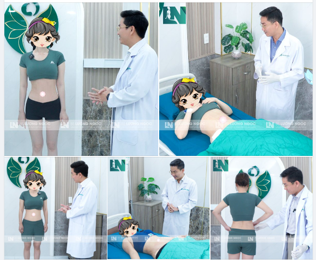 Cuối tuần tràn ngập niềm vui khi ekip Bác sĩ Lương Ngọc được đón rất nhiều chị em đến tái khám sau khi thực hiện hút mỡ tạo dáng.