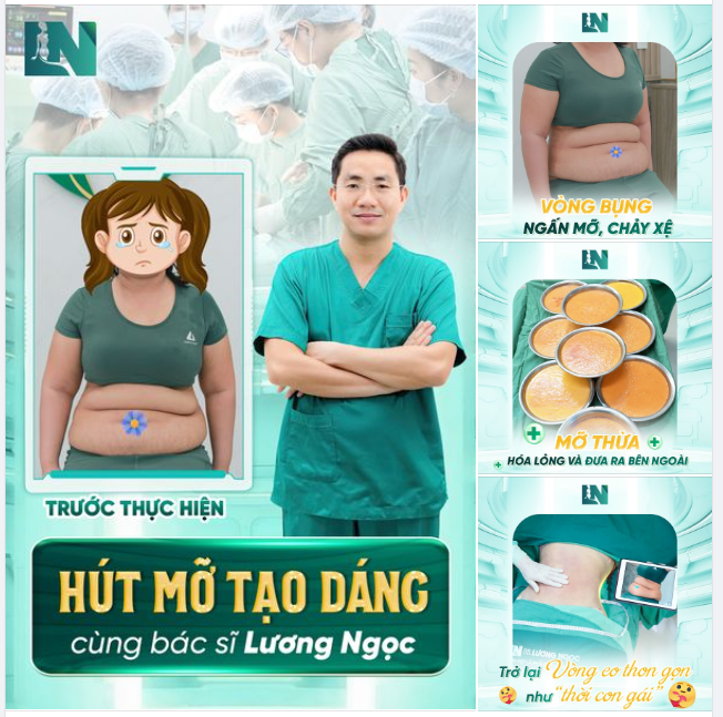 chị Thanh Mai vui mừng chia sẻ cùng ekip Bác sĩ sau thực hiện.
