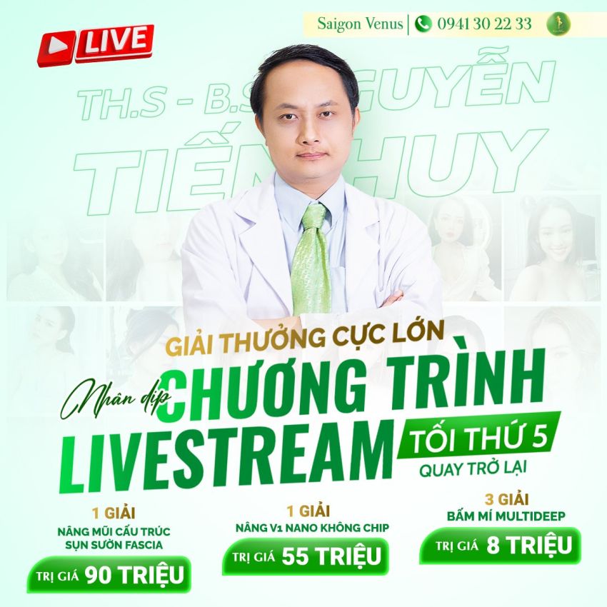 GIẢI THƯỞNG CỰC LỚN KHI THAM GIA CHƯƠNG TRÌNH LIVESTREAM TỐI T5