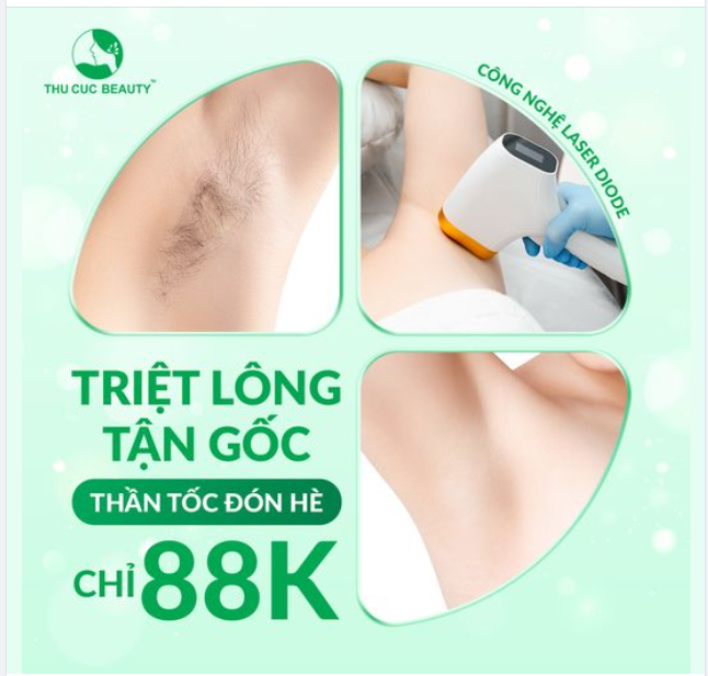 Triệt lông tận gốc - Thần tốc đón hè chỉ 88K