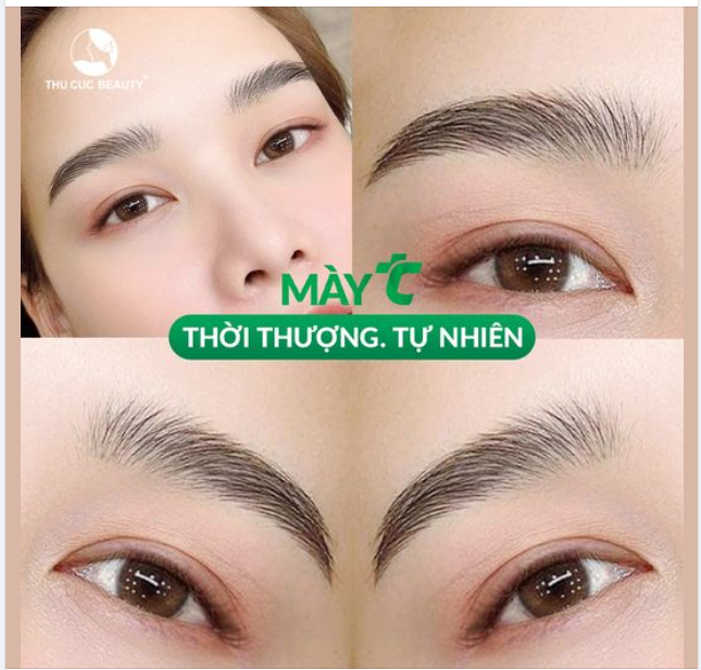 Loại bỏ lông mày thưa, mỏng, mờ. Hô biến dáng mày tự nhiên, thời thượng