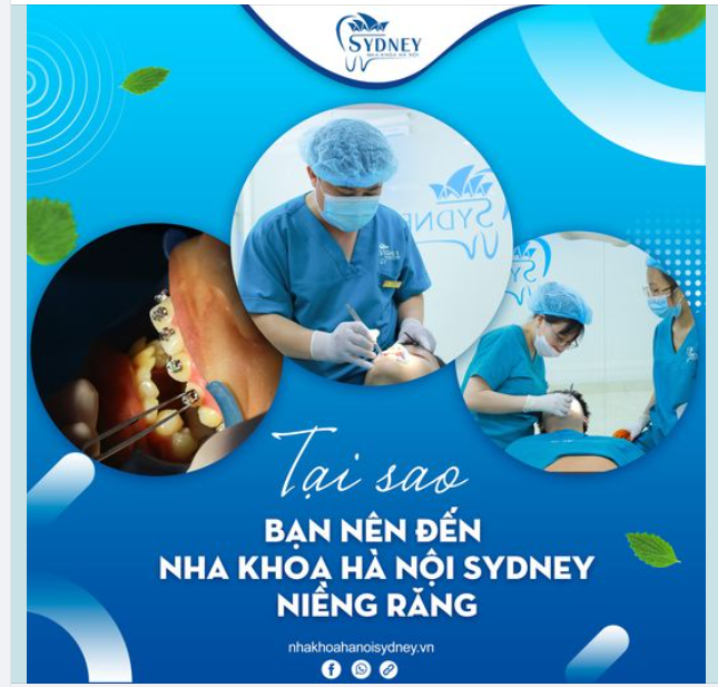 TẠI SAO NÊN ĐẾN NHA KHOA HÀ NỘI SYDNEY NIỀNG RĂNG THÁNG 7 NÀY