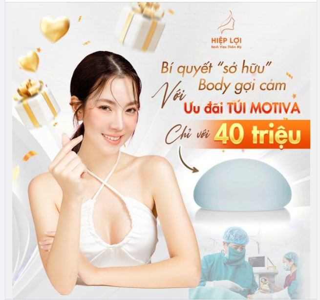 VÒNG 1 "GỢI CẢM" CHỈ SAU 90P ƯU ĐÃI LỚN CHỈ 40TR CÙNG DÒNG TÚI NGỰC CAO CẤP MOTIVA