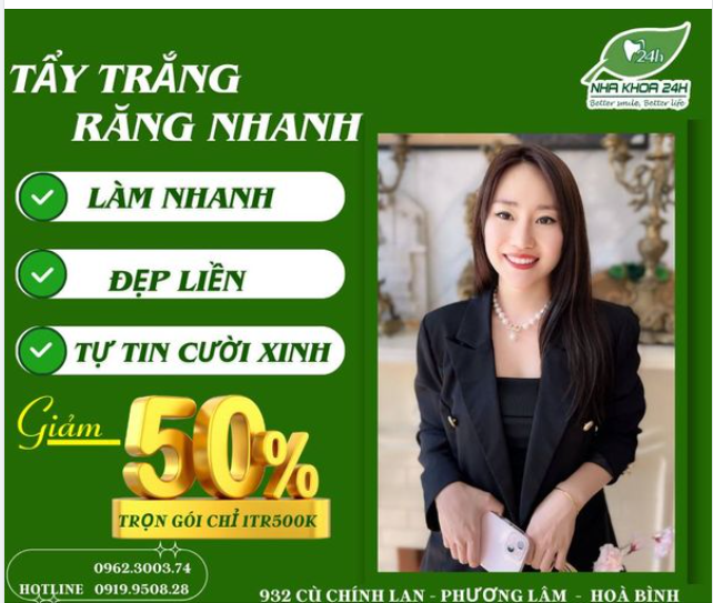 TẨY TRẮNG RĂNG NHANH: LÀM NHANH - ĐẸP LIỀN - TỰ TIN CƯỜI XINH
