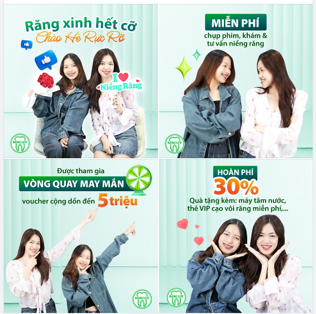 RĂNG XINH HẾT CỠ, CHÀO HÈ RỰC RỠ CHẲNG CẦN ĐẮN ĐO, ĐÃ CÓ ĐĂNG LƯU LO!!!