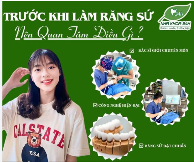 TRƯỚC KHI LÀM RĂNG SỨ NÊN QUAN TÂM ĐIỀU GÌ?
