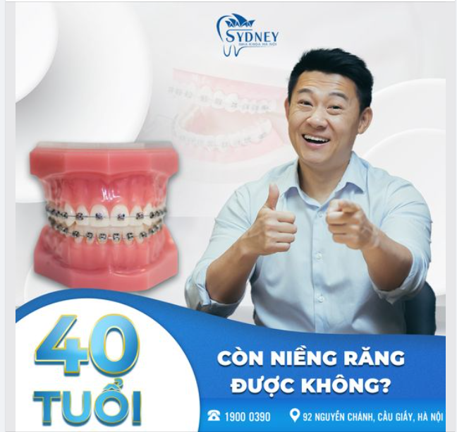 40 TUỔI CÒN NIỀNG RĂNG ĐƯỢC KHÔNG?