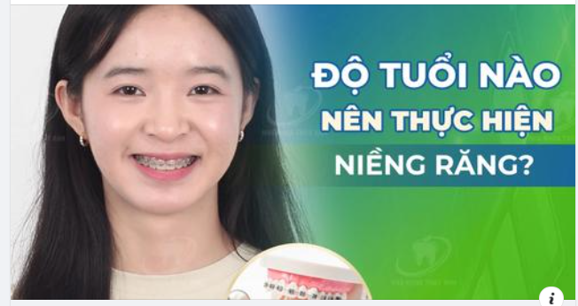 ĐỘ TUỔI NIỀNG RĂNG LÀ BAO NHIÊU?