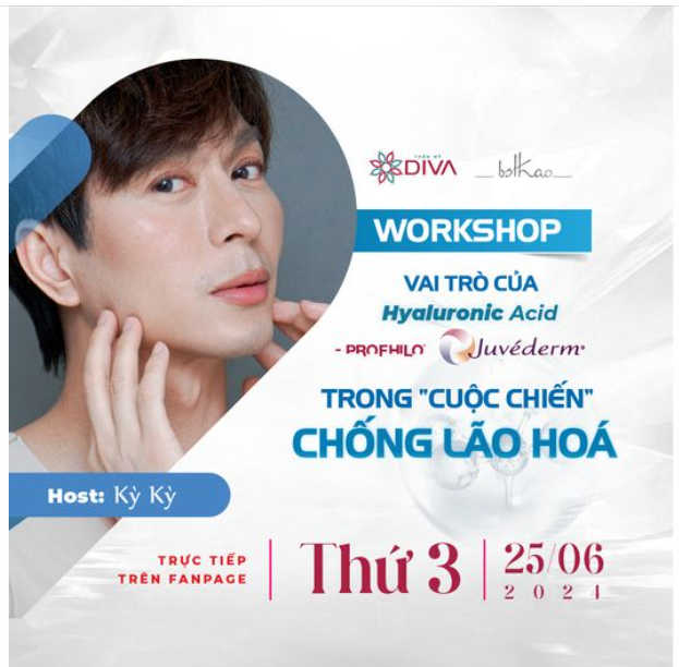 “HOT” Youtuber, Tiktoker: Kỳ Kỳ chính thức đảm nhiệm vai trò Host trong buổi WORKSHOP: VAI TRÒ CỦA HA – PROFHILO – JUVEDERM TRONG CUỘC CHIẾN CHỐNG LÃO HÓA vào ngày mai.