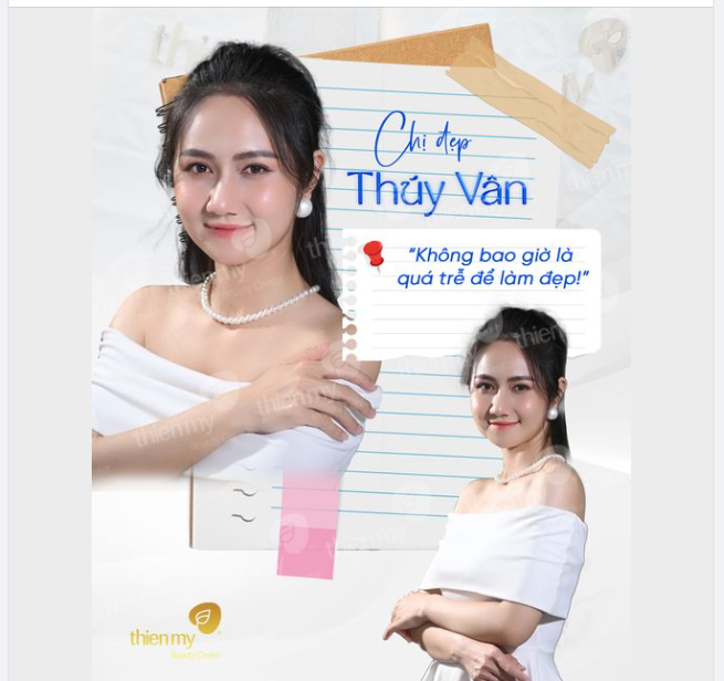 Chị đẹp Thúy Vân chia sẻ: "không bao giờ là quá muộn để làm đẹp "