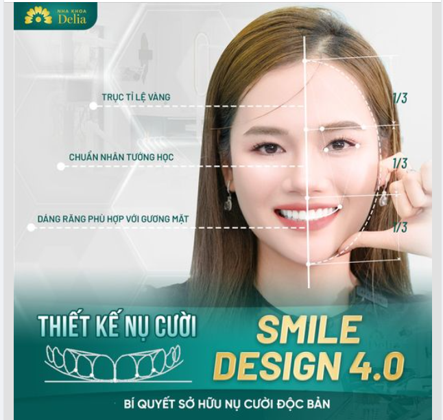 CƯỜI ĐẸP CHUẨN TỶ LỆ VÀNG VỚI CÔNG NGHỆ SMILE DESIGN 4.0
