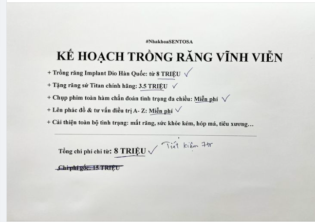 TRỢ GIÁ TRỒNG RĂNG IMPLANT GIẢM CÒN TỪ 8 TRIỆU/TRỤ