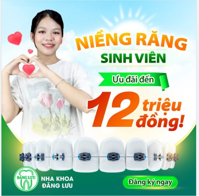 HOÀN PHÍ NIỀNG RĂNG ĐẾN 12 TRIỆU ĐỒNG