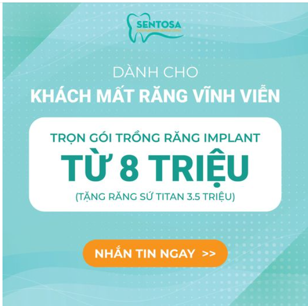 GIẢM ĐẾN 45% TRỒNG RĂNG IMPLANT DIO HÀN QUỐC CHÍNH HÃNG