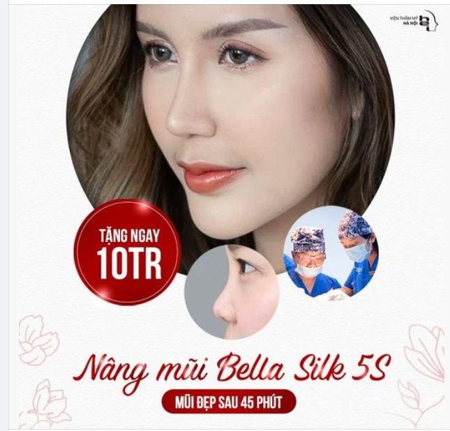 NÂNG MŨI BELLA SILK 5S MŨI XINH RINH NGAY PHẦN QUÀ 10TR