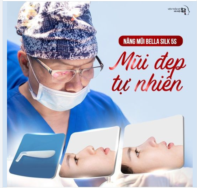 NÂNG MŨI BELLA SILK 5S - MŨI ĐẸP TỰ NHIÊN