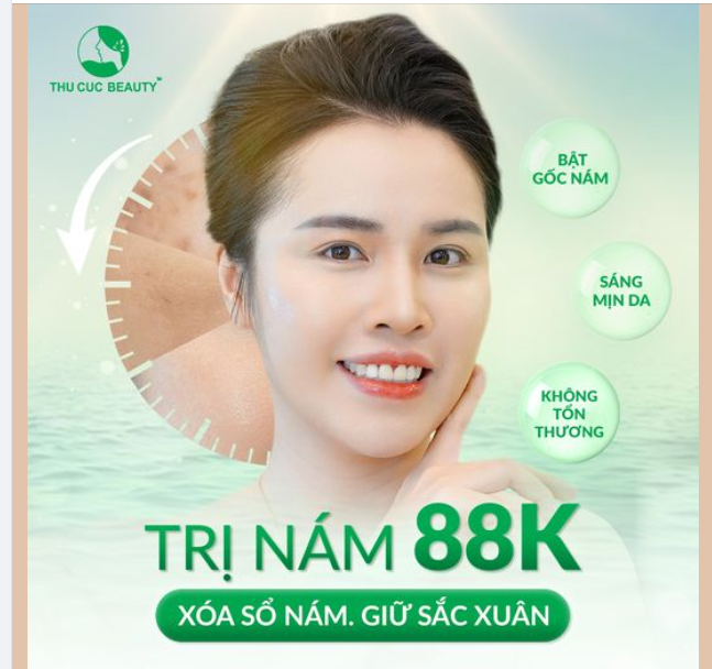 Đánh bay nám sáng da chỉ 88K