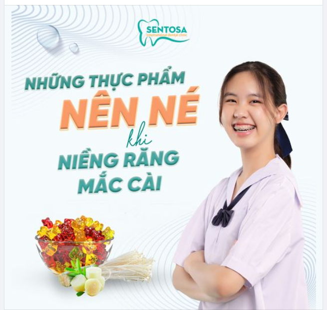 NHỮNG THỰC PHẨM NÊN “NÉ” KHI NIỀNG RĂNG MẮC CÀI