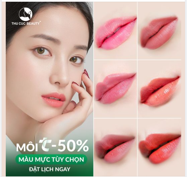 Chuyên gia đầu ngành trực tiếp thực hiện. Không đau. Không sưng.  Màu tùy chọn. Bền màu theo thời gian