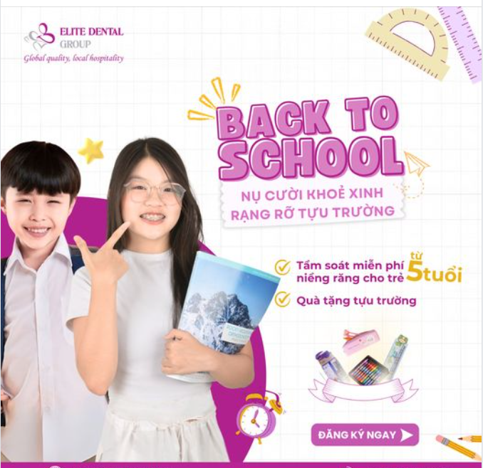Back To School: Nụ cười khỏe xinh, rạng rỡ tựu trường!