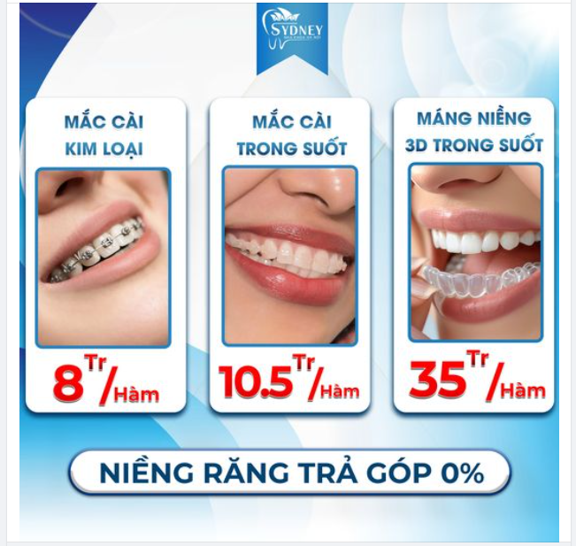 NIỀNG RĂNG TIẾT KIỆM - CHỌN NHA KHOA HÀ NỘI SYDNEY