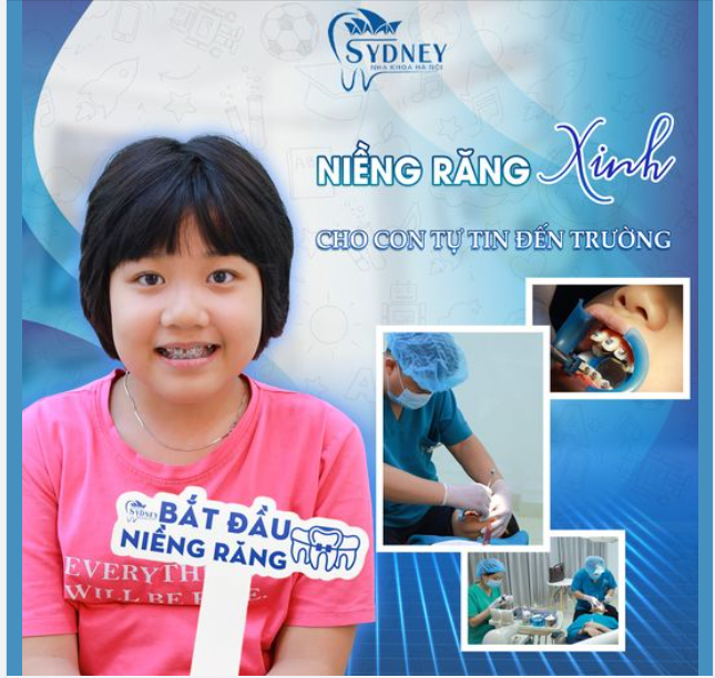 NIỀNG RĂNG XINH CHO CON TỰ TIN ĐẾN TRƯỜNG