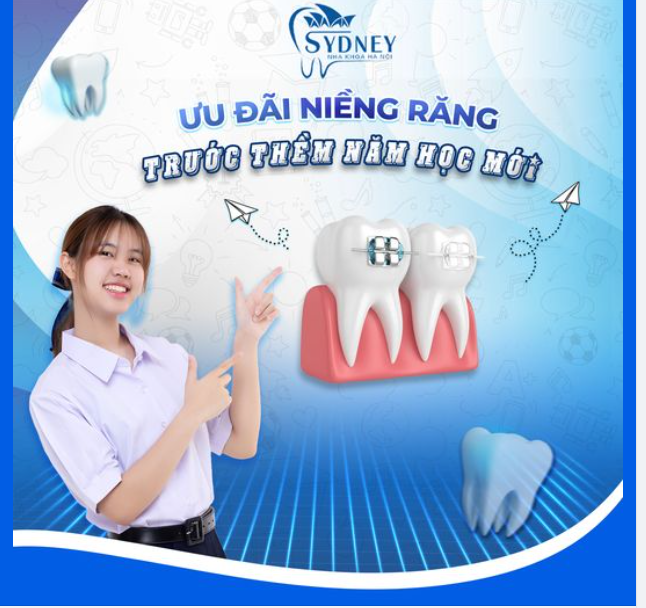 ƯU ĐÃI NIỀNG RĂNG TRƯỚC THỀM NĂM HỌC MỚI