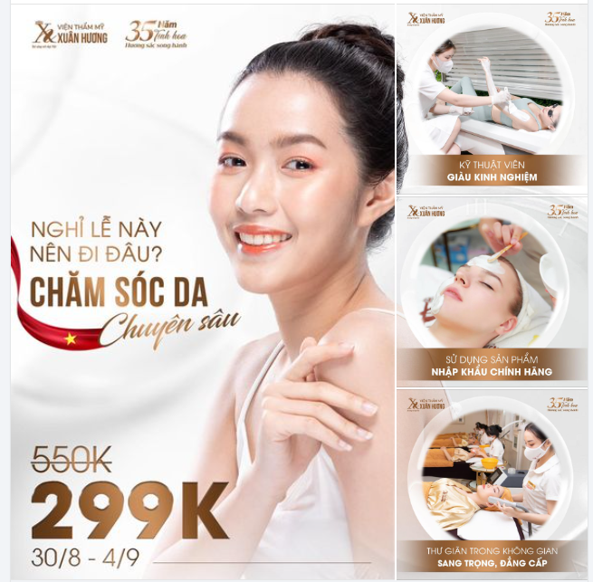 BẠN CHƯA BIẾT NGHỈ LỄ NÀY ĐI ĐÂU? LÀM GÌ? GHÉ XUÂN HƯƠNG NGHỈ NGƠI VÀ LÀM ĐẸP LÀ MỘT LỰA CHỌN HOÀN HẢO ĐÓ!