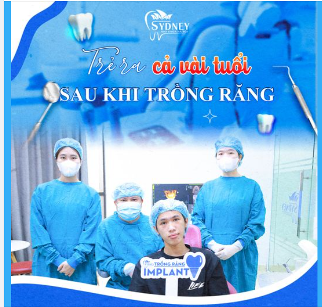 TRẺ RA CẢ VÀI TUỔI SAU KHI TRỒNG RĂNG
