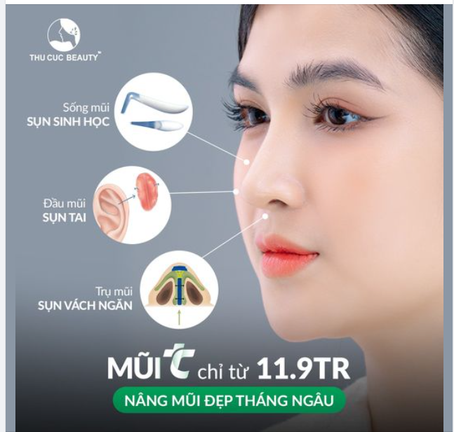 Nâng mũi Tháng Ngâu - Giá giảm cực sâu chỉ từ 11.9TR Chần chờ gì nữa. Đẹp ngay cùng Thu Cúc thôi!