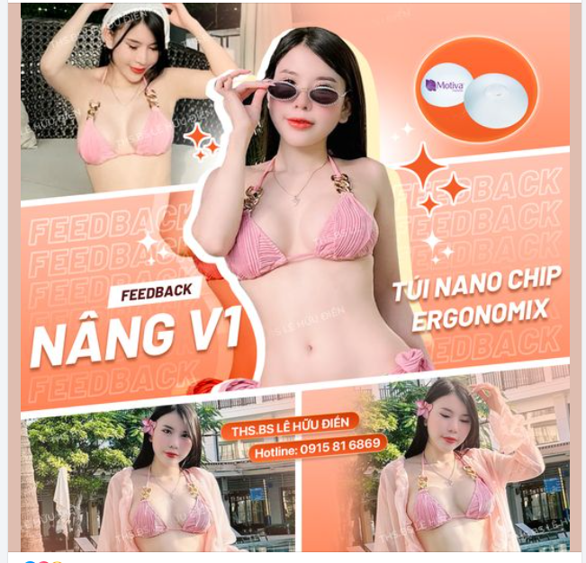 Feedback khách hàng Nâng V1 túi Nano chip ergonomix tại DrD.
