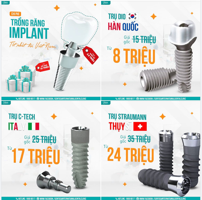 TRỒNG RĂNG IMPLANT CHÍNH HÃNG - TIẾT KIỆM X10 LẦN CHI PHÍ