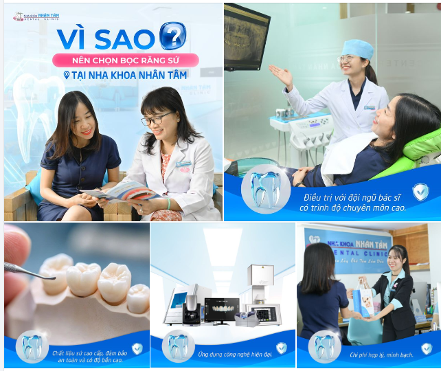 Vì Sao Nên Chọn Bọc Răng Sứ Tại Nha Khoa Nhân Tâm?