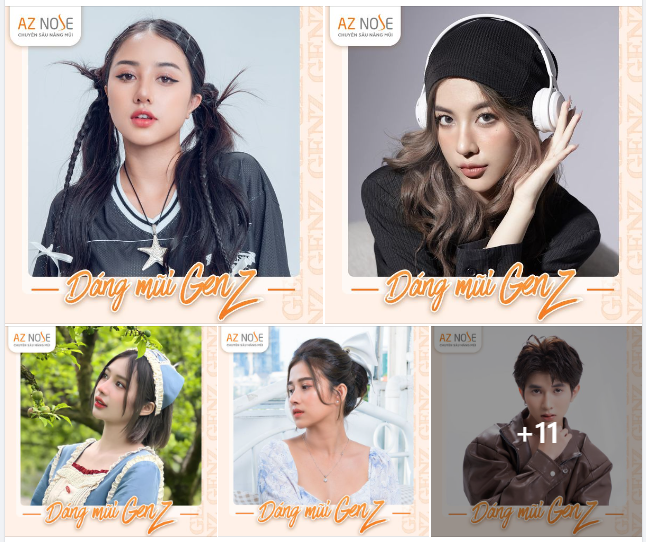 GEN Z TỰ TIN KHOE DÁNG MŨI CAO XINH