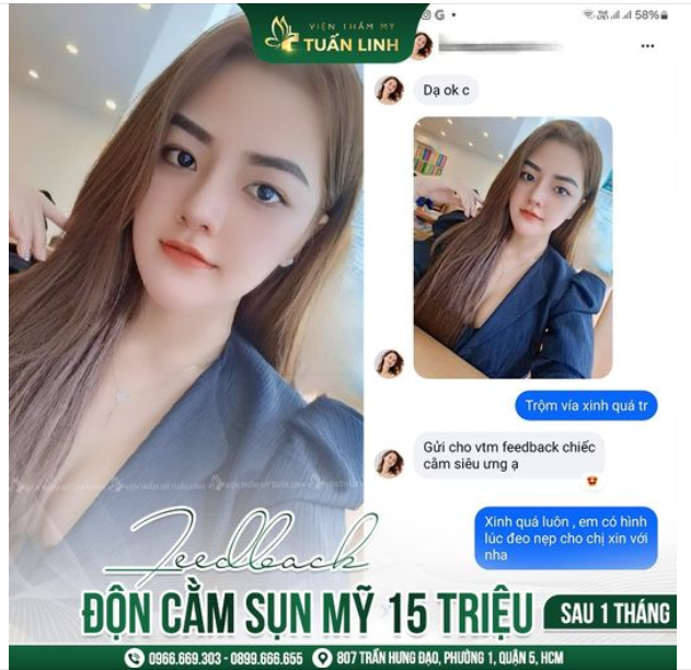 Feedback siêu đáng yêu sau 1 tháng độn cằm tại Tuấn Linh!!