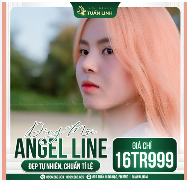 DÁNG MŨI ANGEL LINE ĐỘC QUYỀN TẠI TUẤN LINH!!