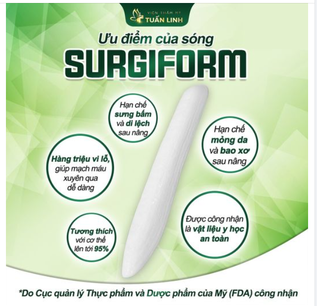 SỤN SURGIFORM - 1 lựa chọn đến 5 ưu điểm!!