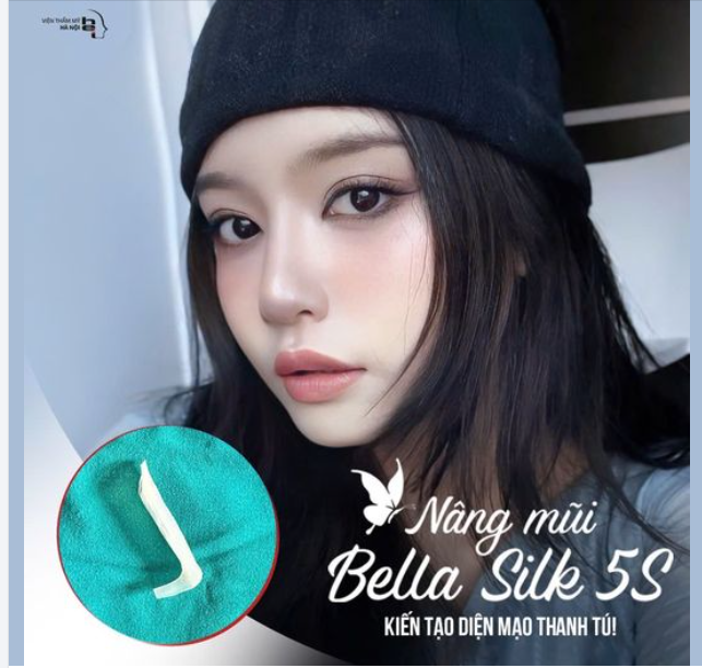 NHAN SẮC THANH TÚ - MŨI ĐẸP KIÊU SA với phương pháp nâng mũi BELLA SILK 5S 