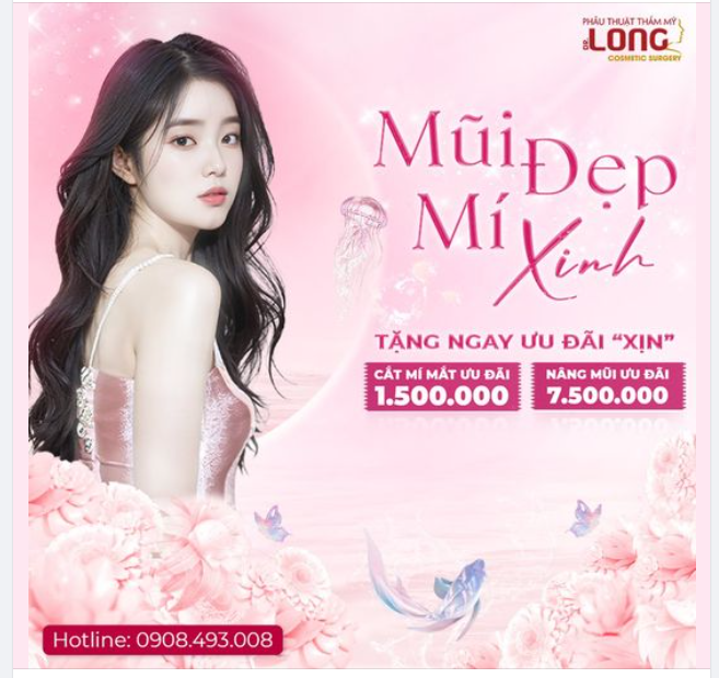 “MŨI” ĐẸP “MÍ” XINH TẶNG NGAY ƯU ĐÃI “XỊN” CHÀO ĐÓN THÁNG 8 VỚI ƯU ĐÃI CHƯA TỪNG CÓ TỪ PTTM BÁC SĨ LONG!