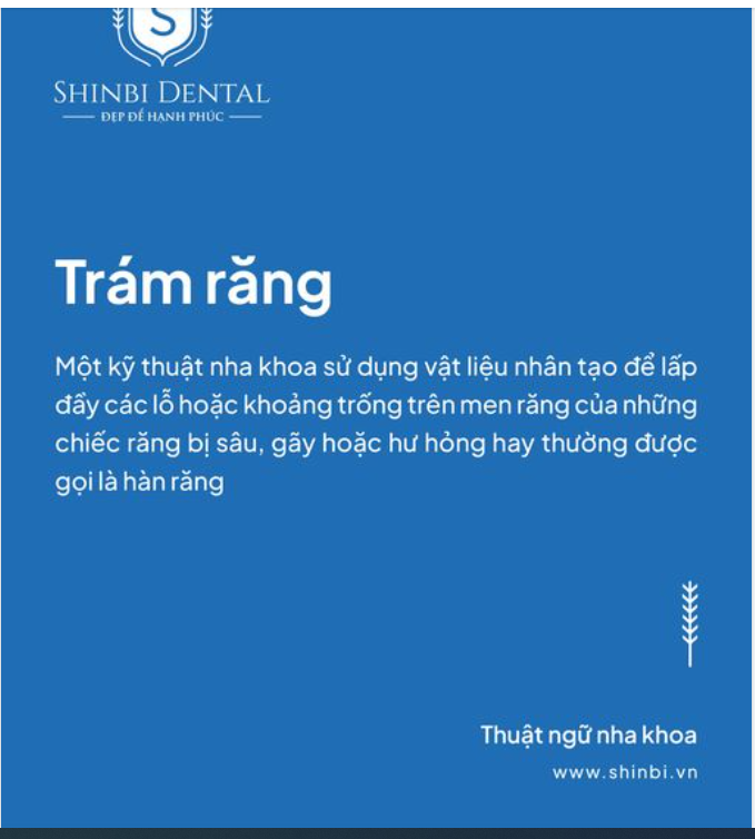 Vậy Trám răng có nghĩa là gì ?