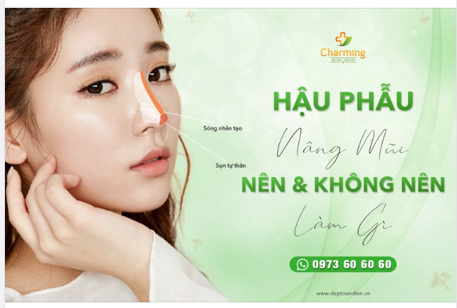 NÊN VÀ KHÔNG NÊN LÀM GÌ SAU KHI NÂNG MŨI?