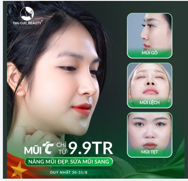 Giải pháp biến mũi tẹt, khắc phục mọi khuyết điểm về mũi